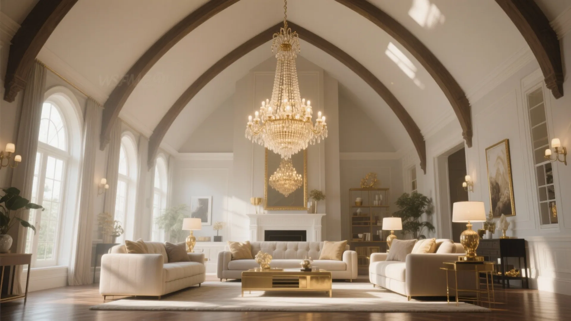 1. Statement Chandelier as a Focal Point