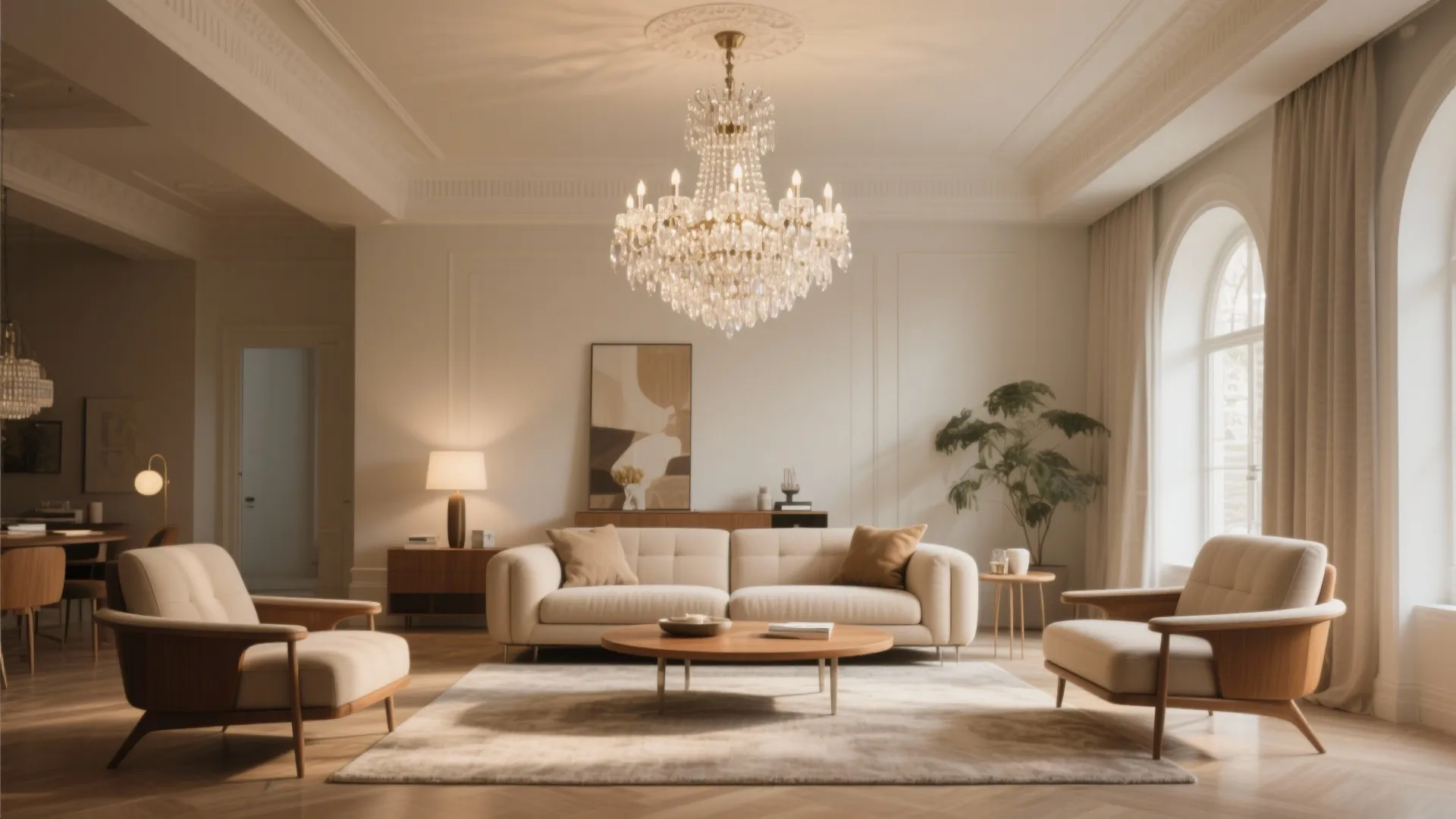 7. Statement Chandelier Focus