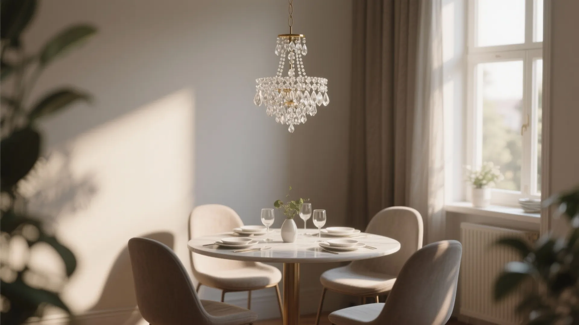 7. Statement Chandelier
