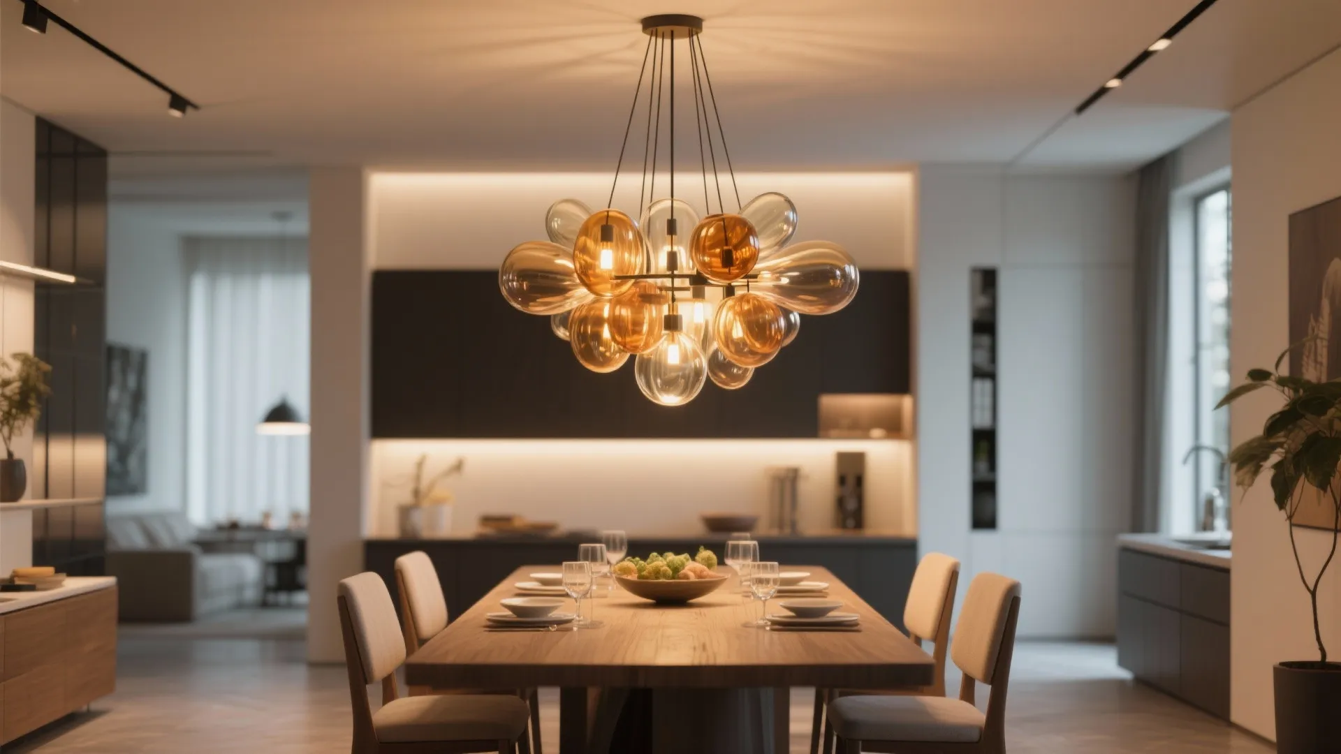 6. Statement Chandelier