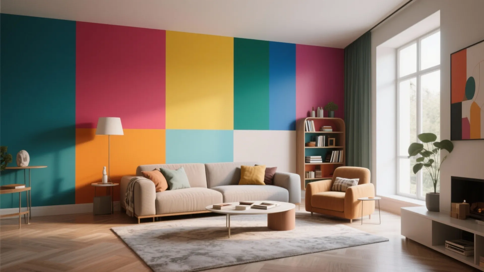 5. Statement Color Blocks