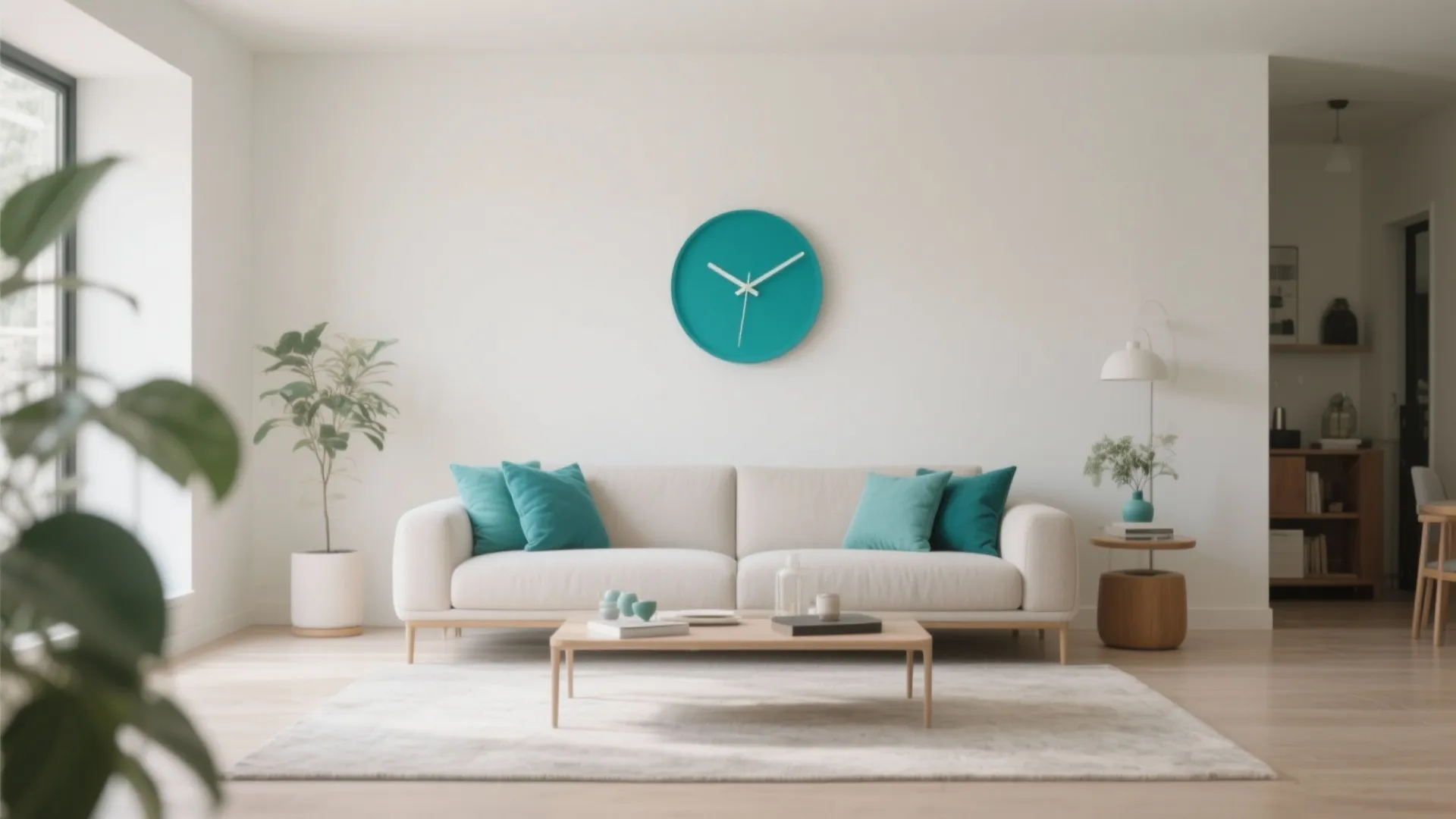 10. Statement Color Clock