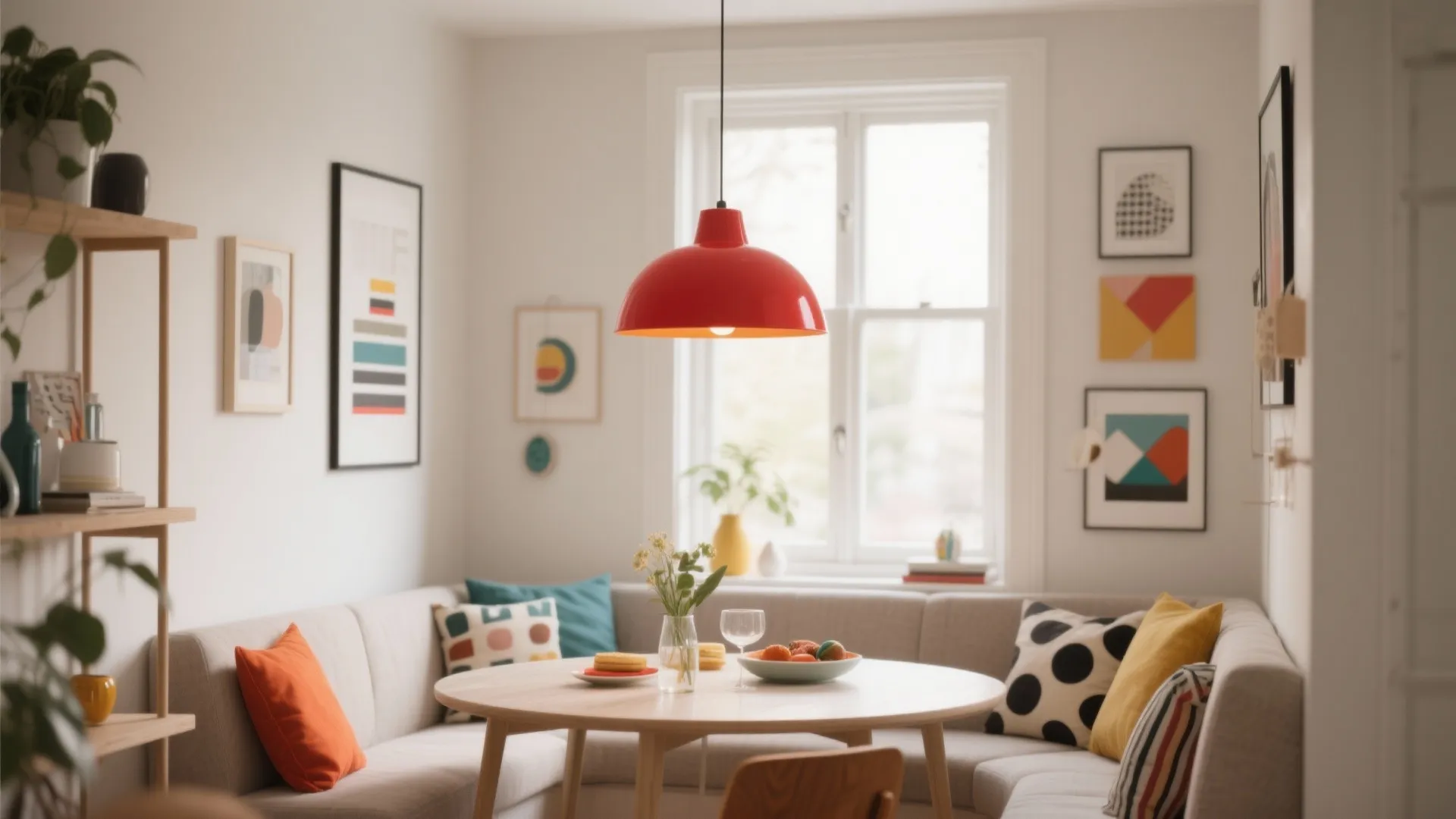 8. Statement Color Lighting