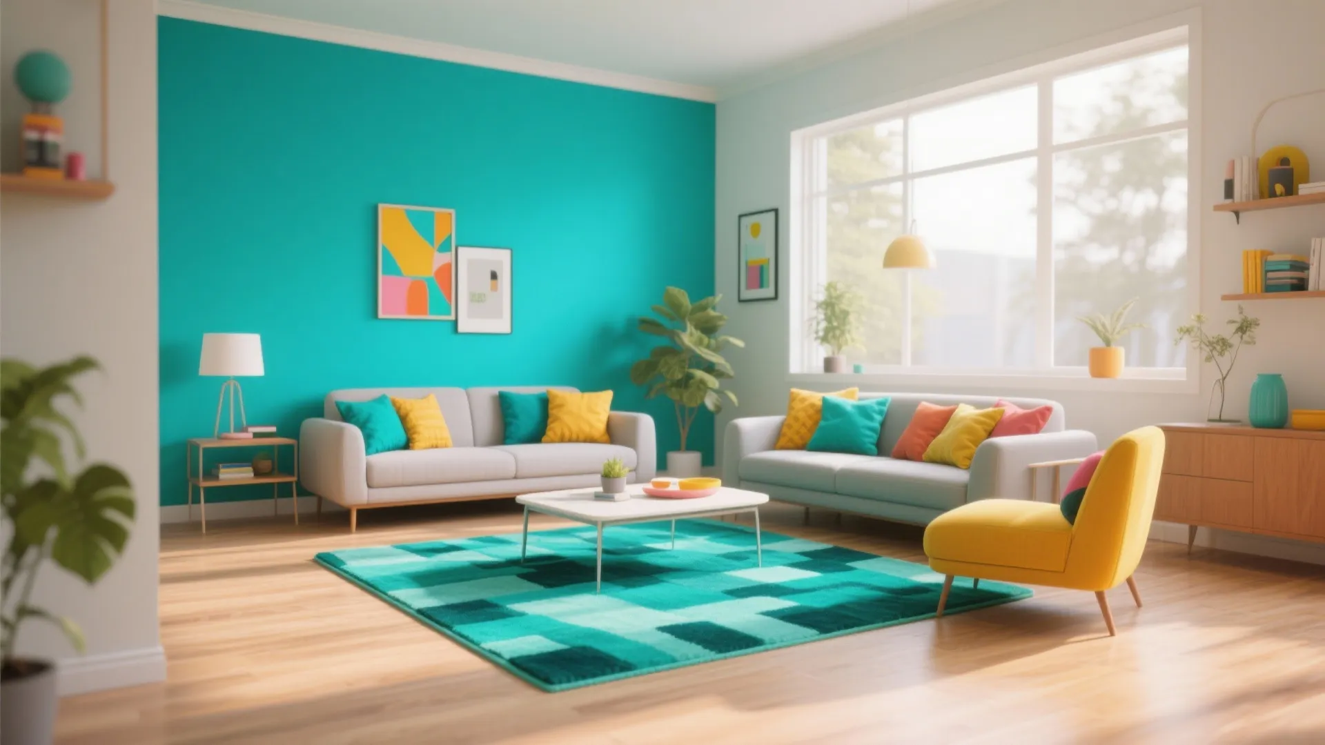 Statement Color Rugs