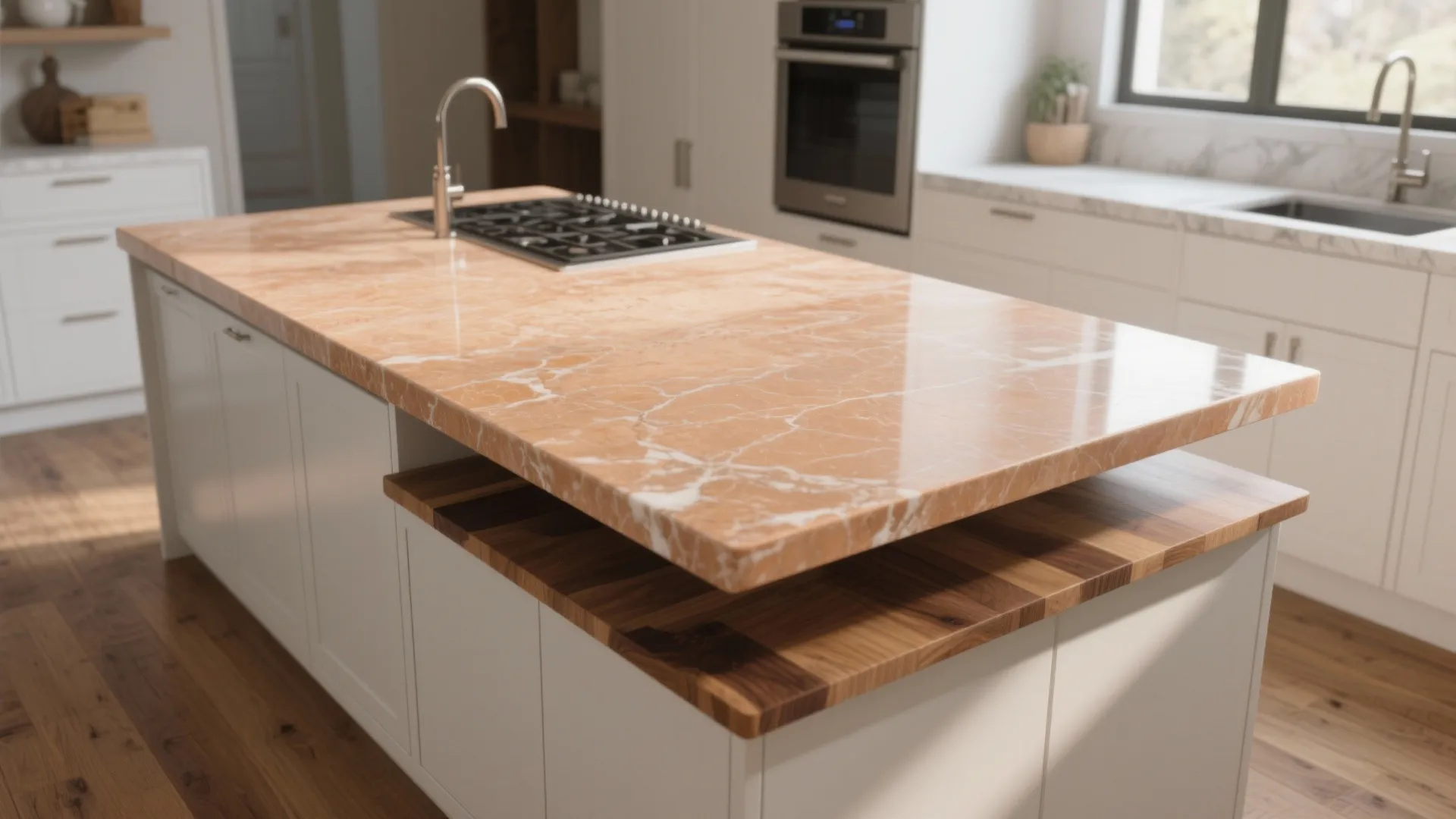 3. Use a single statement countertop