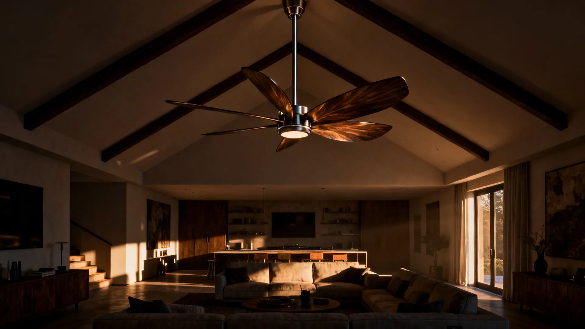 5. Statement designer fans as focal points