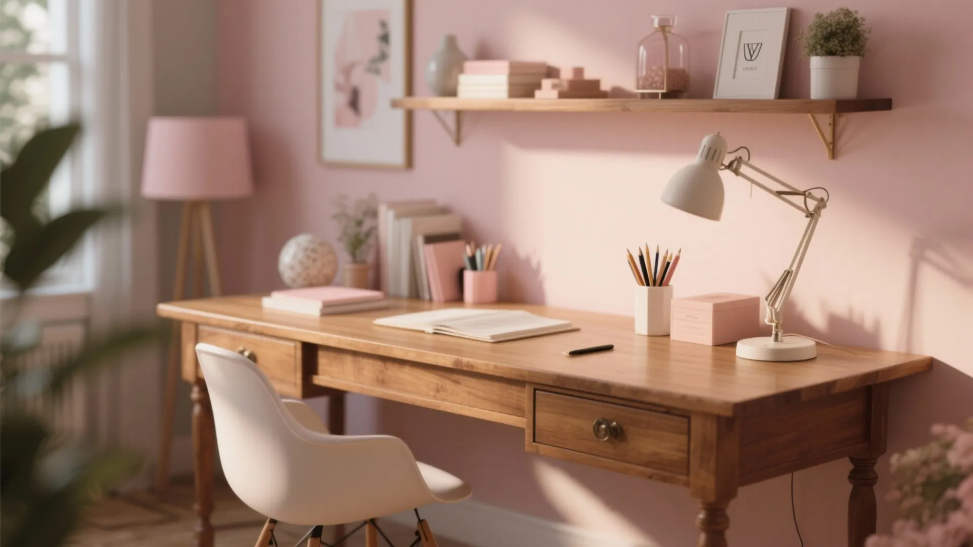 2. Statement Desk with Personality