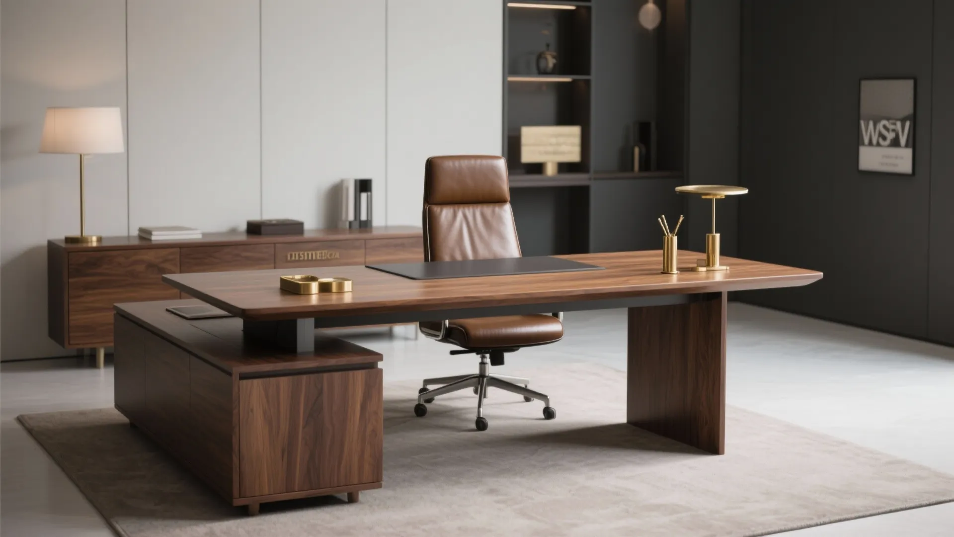 1. Statement Desk as the Centerpiece