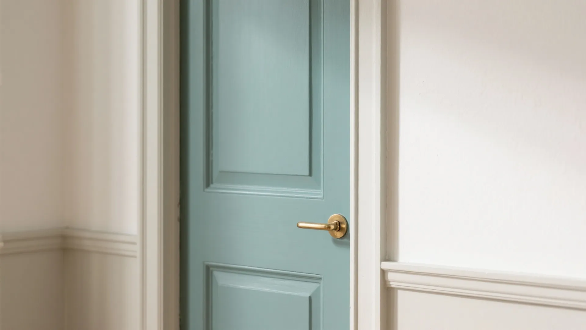 Statement Doors and Soft-Contrast Trim