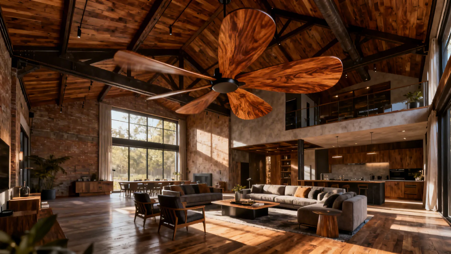 2. Statement fan as a focal art piece