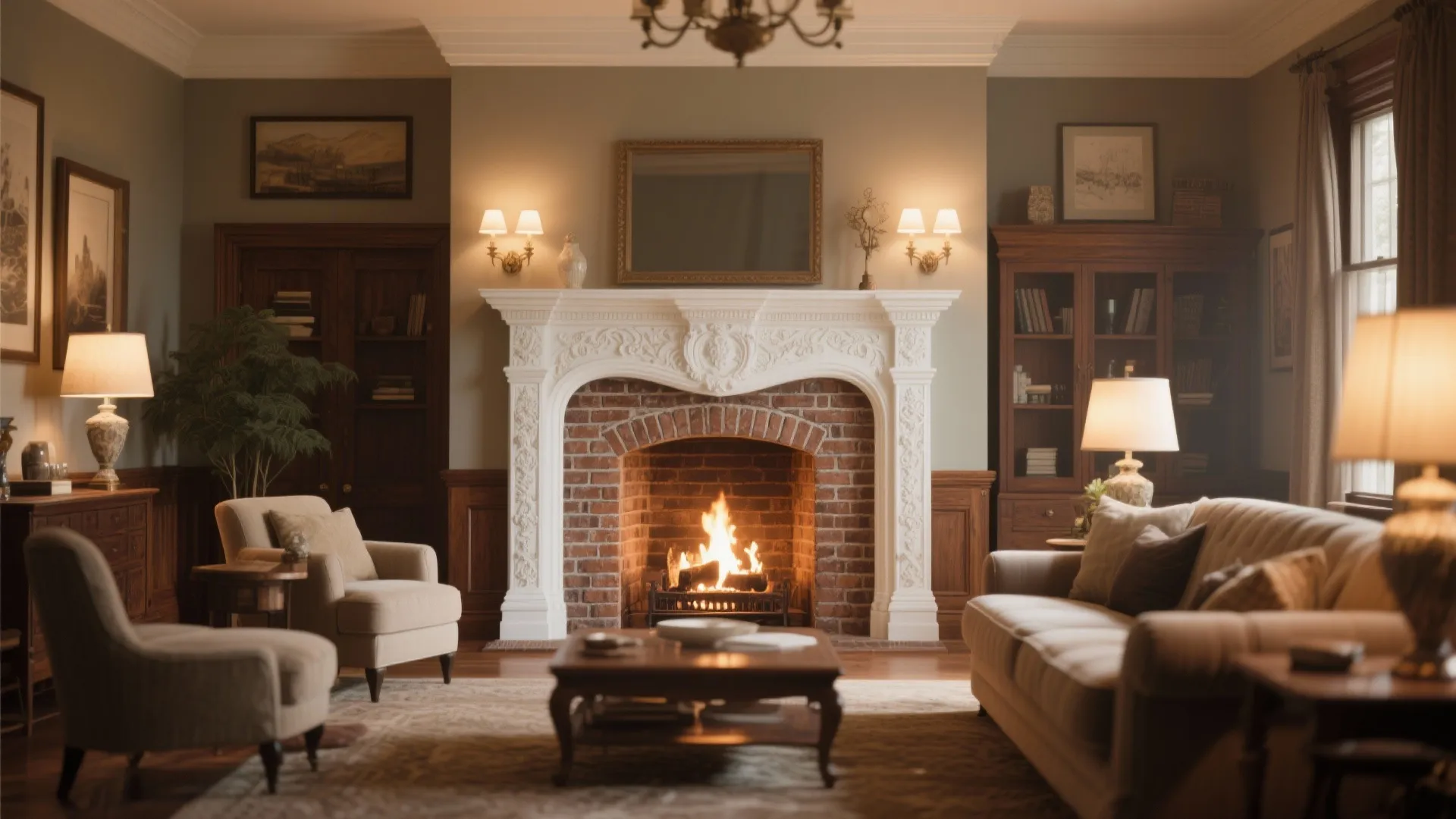 3. Statement Fireplace