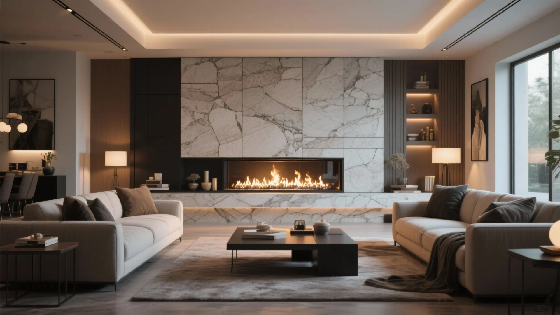 10. Statement Fireplace Focal Point