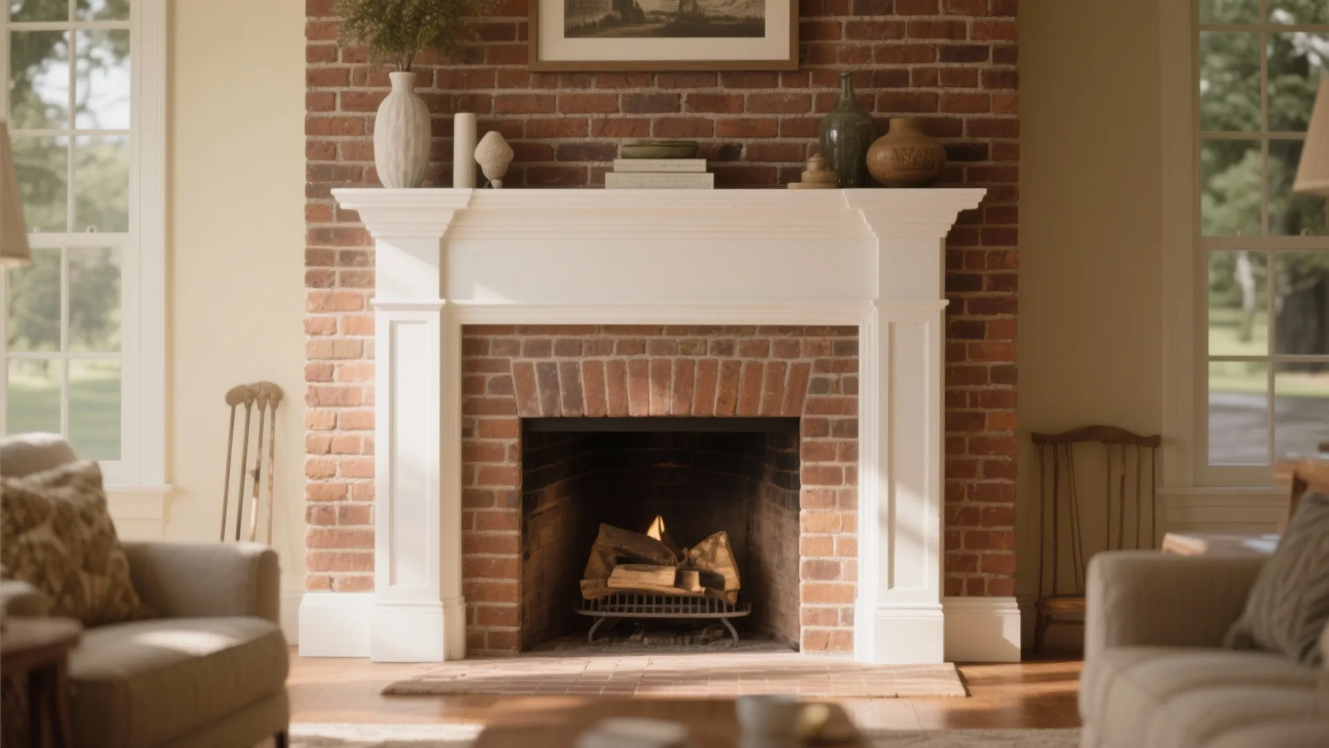 3. Statement Fireplace Mantel