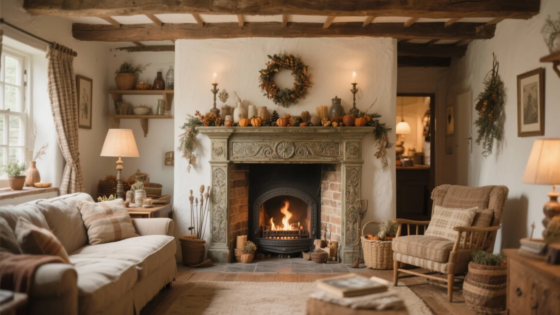 7. Statement Fireplace Mantel