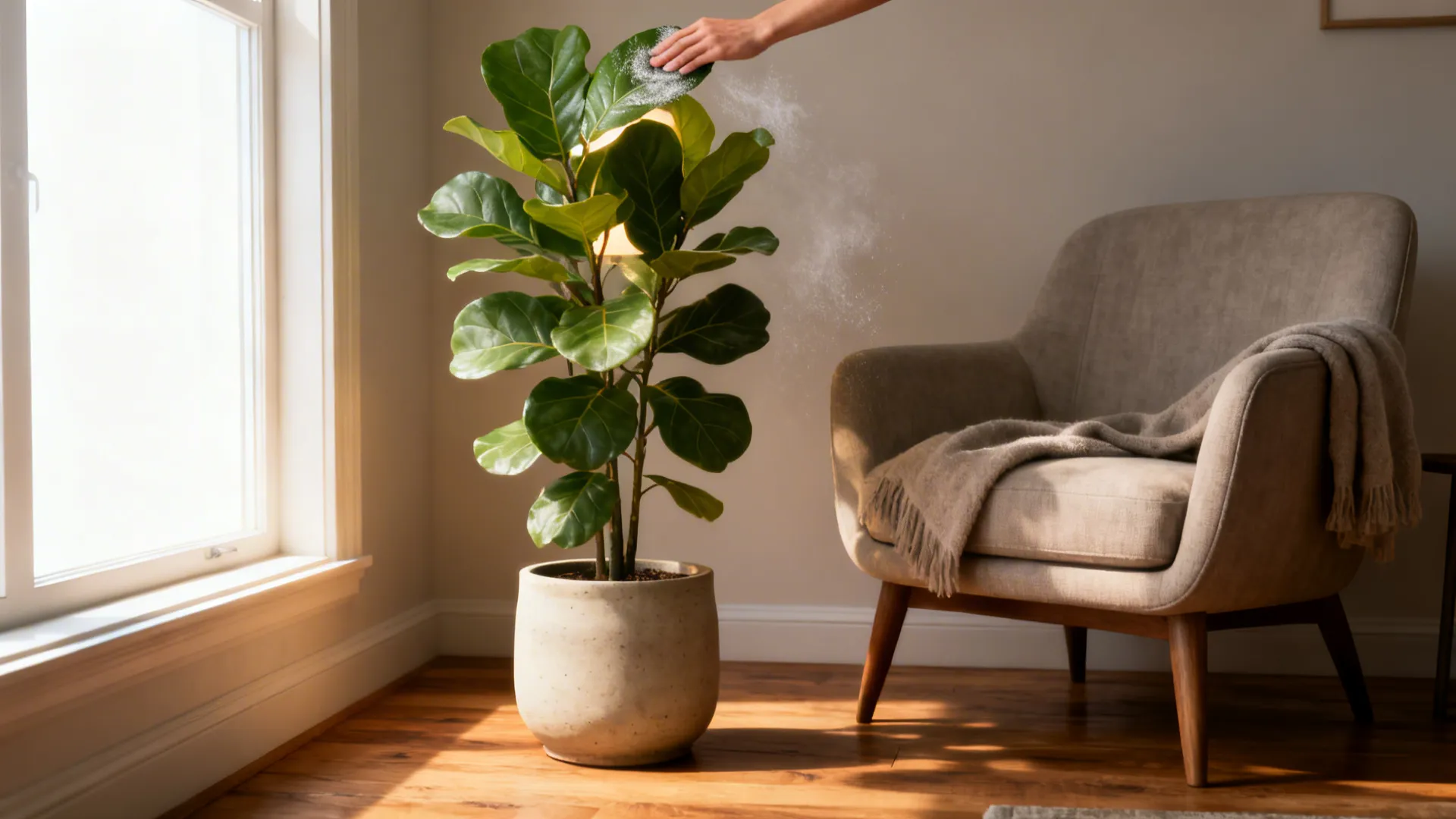 2. Statement Floor Plant as a Living Corner Anchor
