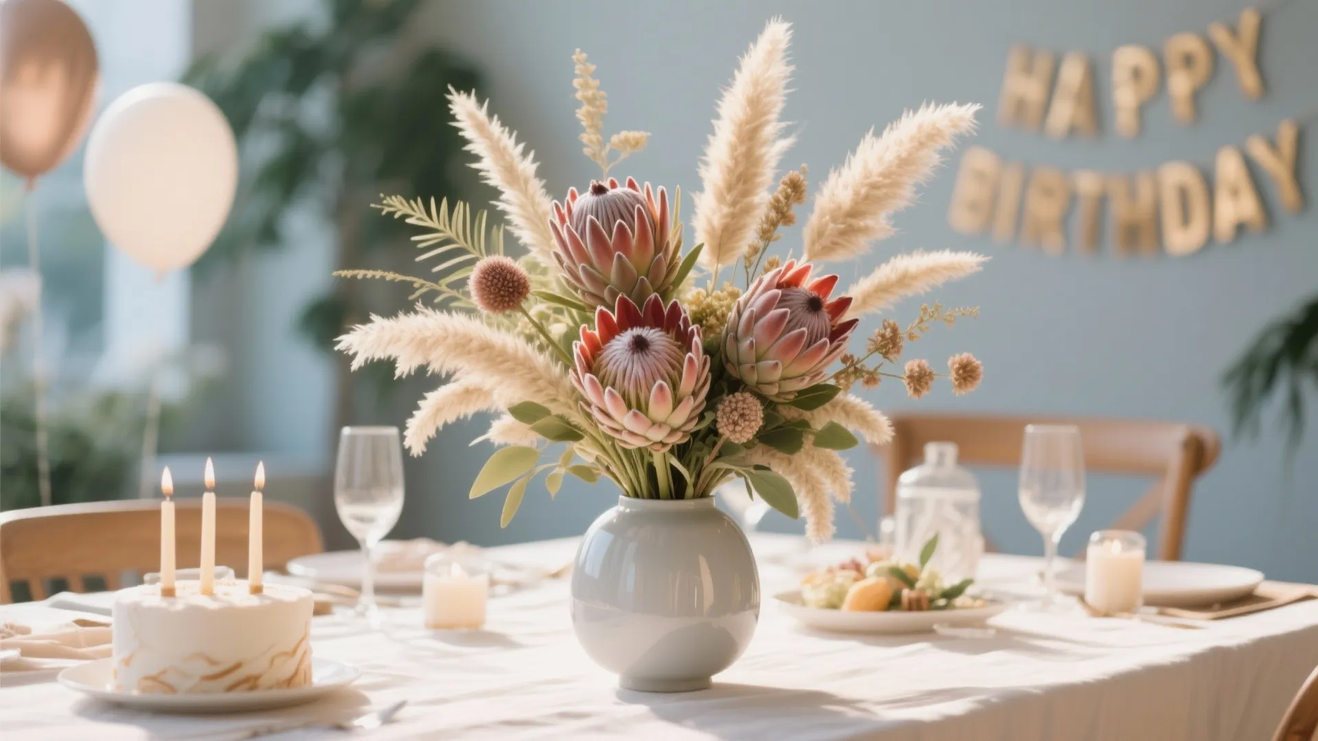 7. Statement Floral Arrangement
