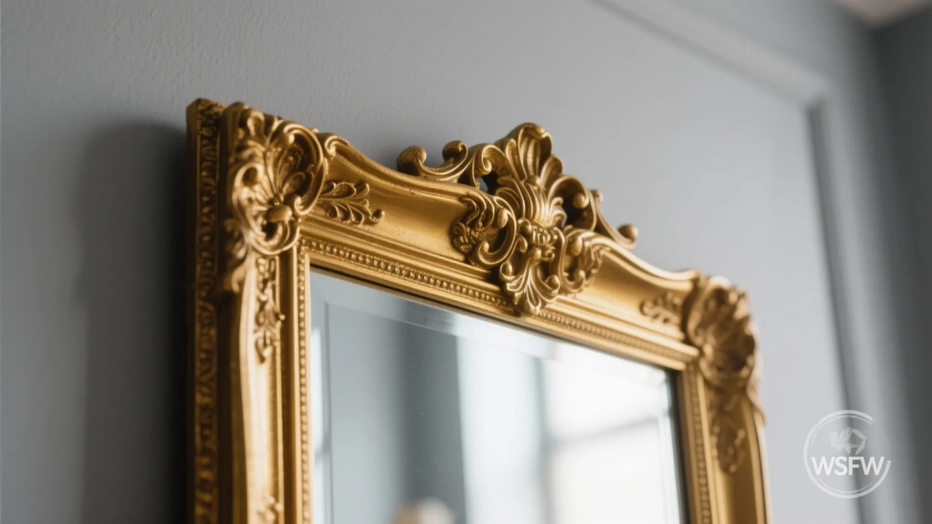 9. Statement Gold Mirror