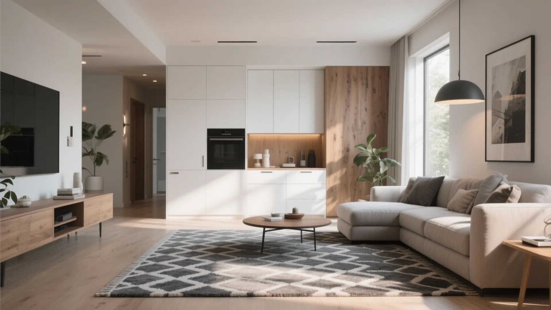 4. Statement Grey Rug