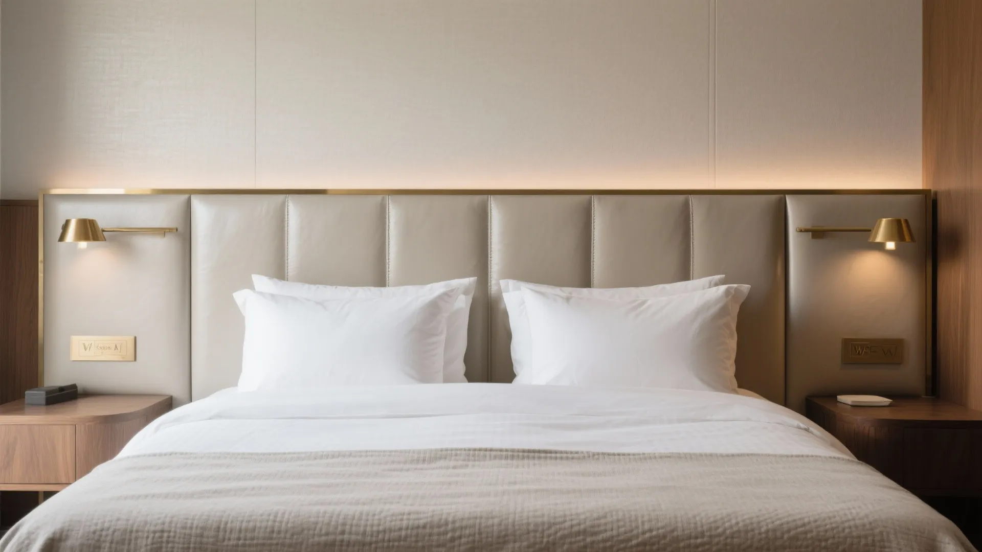 Statement Headboard & Tailored Textiles