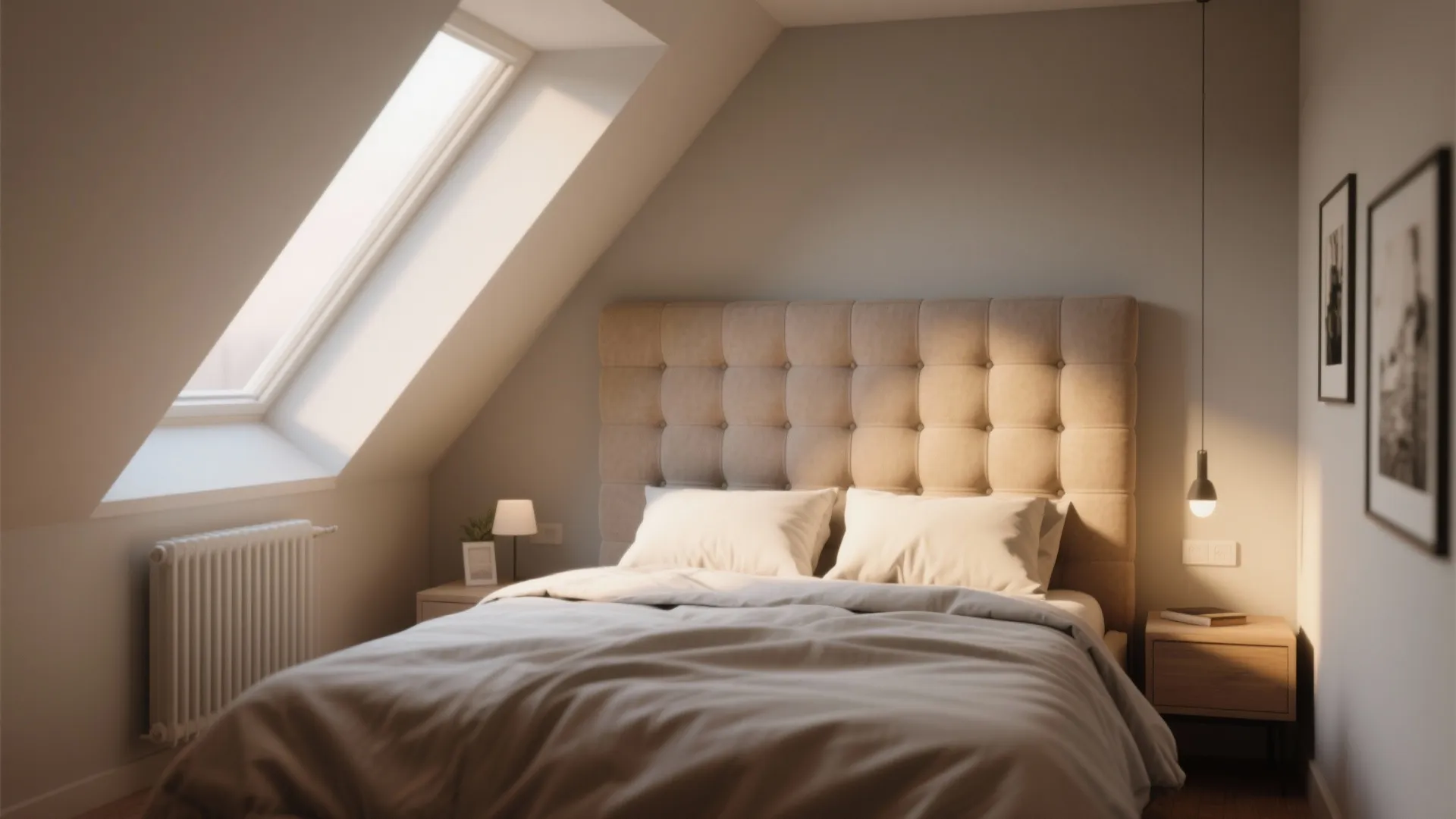 2. Statement Headboard as Art