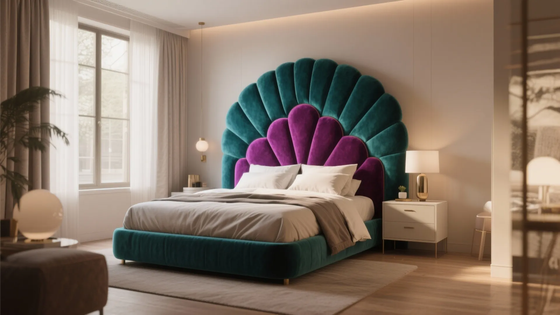 Tip 2: Statement Headboard