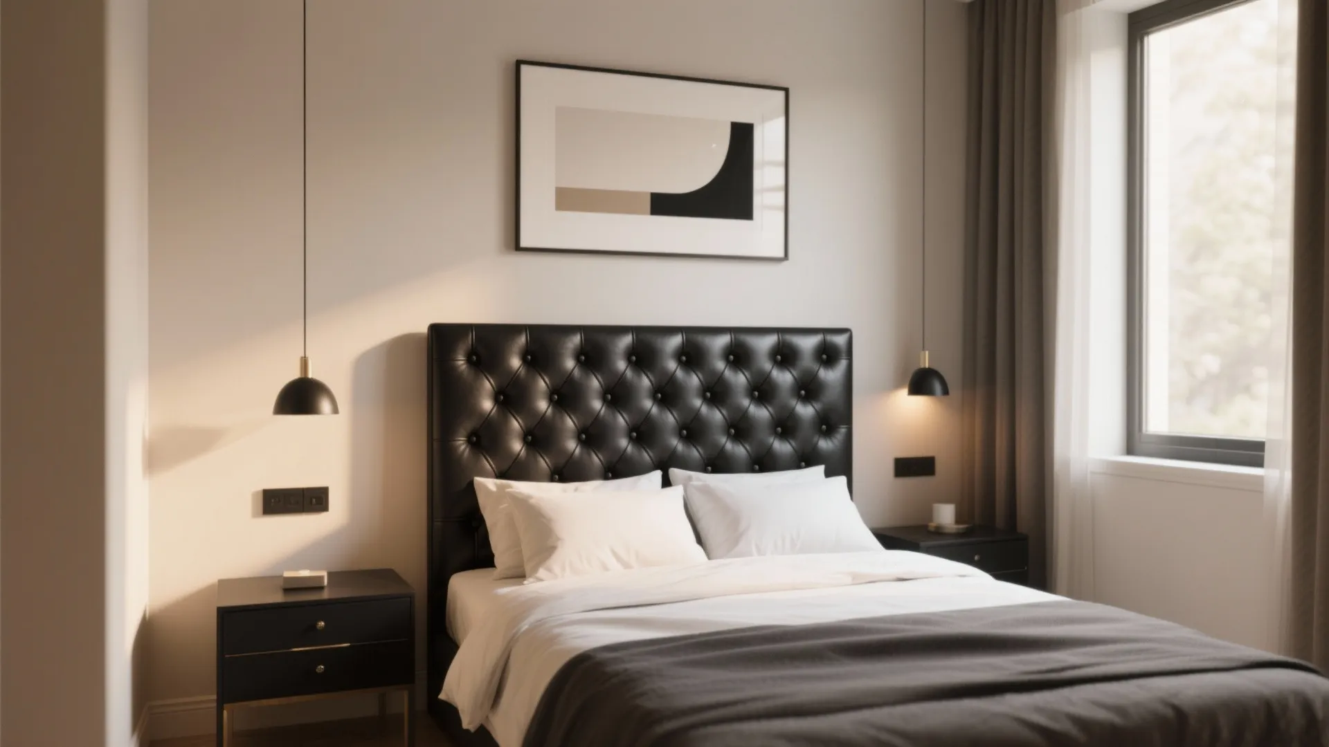 4. Statement Headboard, Minimal Art