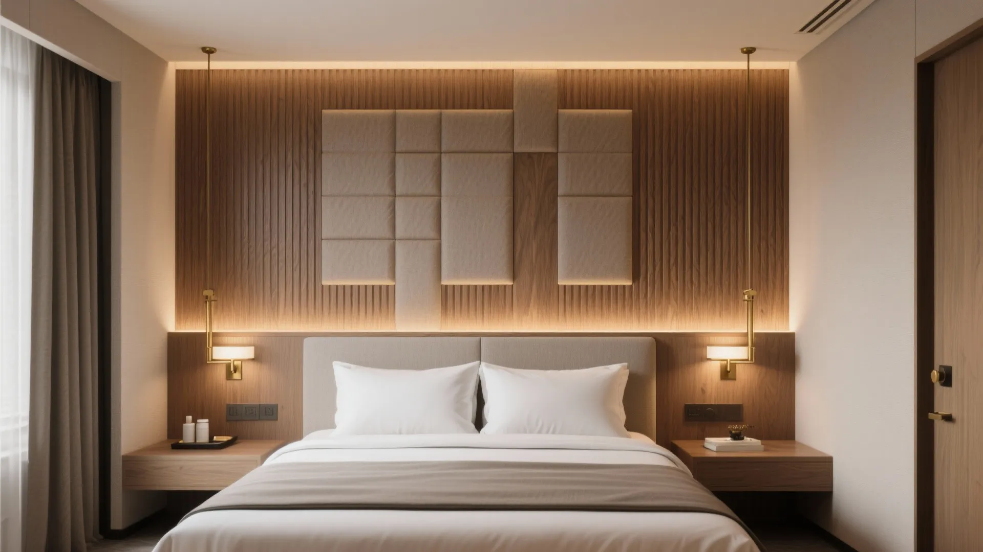 Statement Headboard Wall