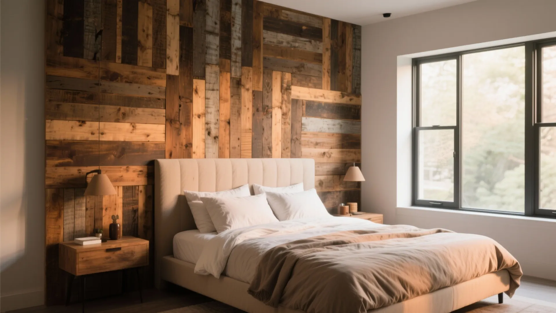 3. Statement Headboard Wall