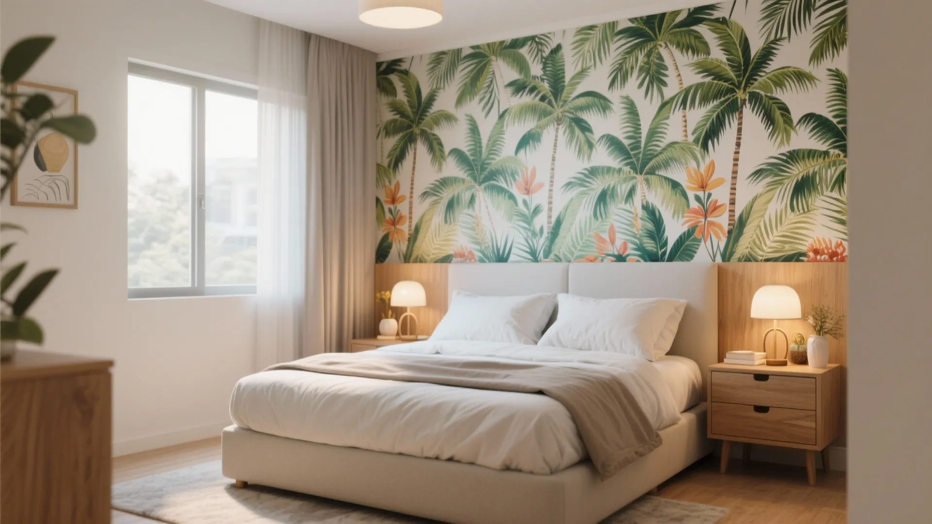 7. Statement Headboard Wall