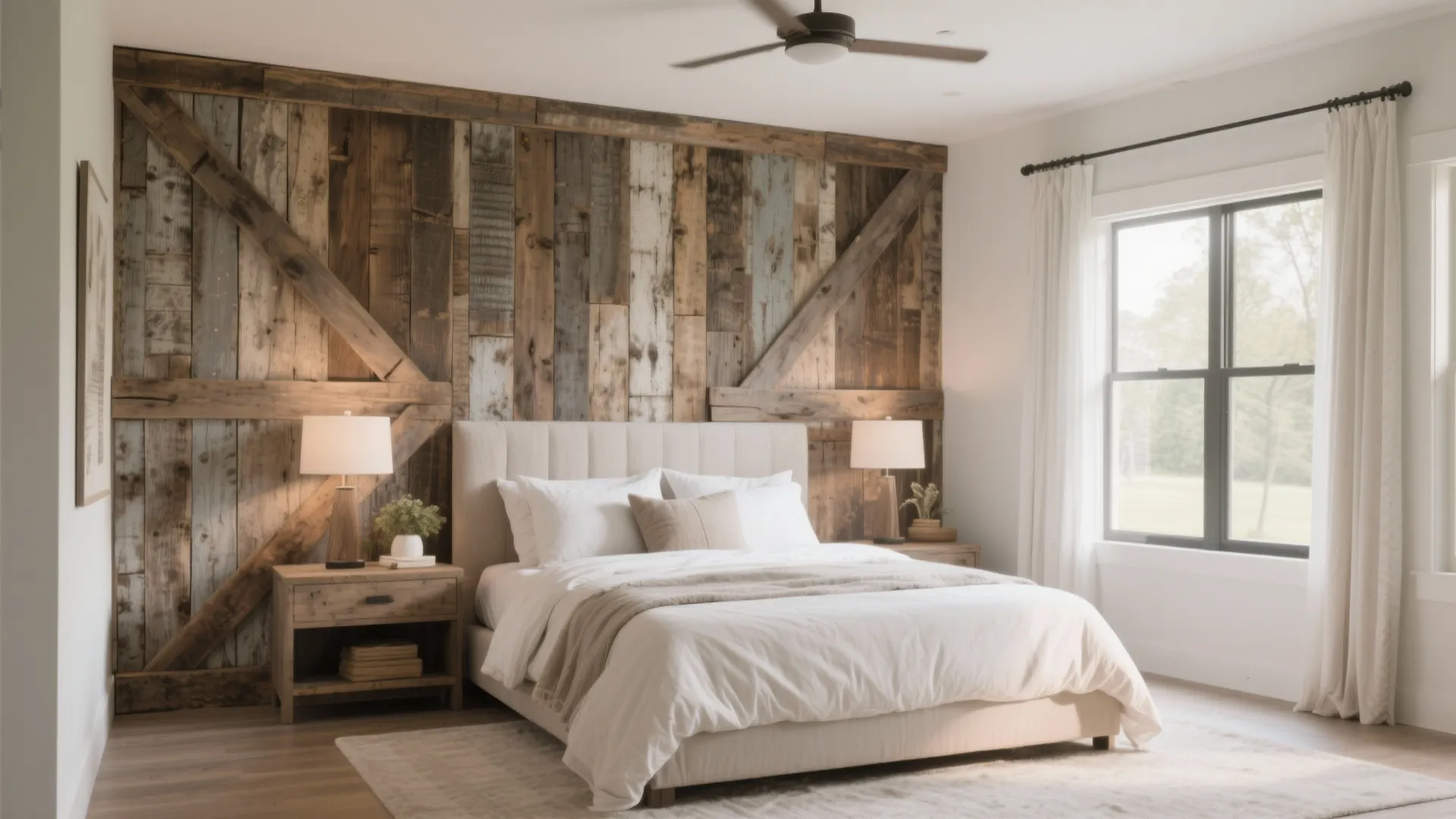 4. Statement Headboard Wall