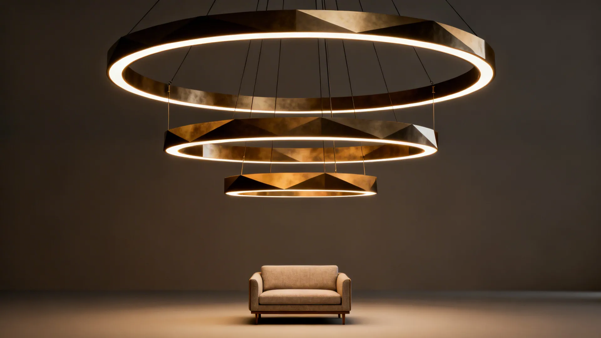 5. Statement LED Fixtures for Personality