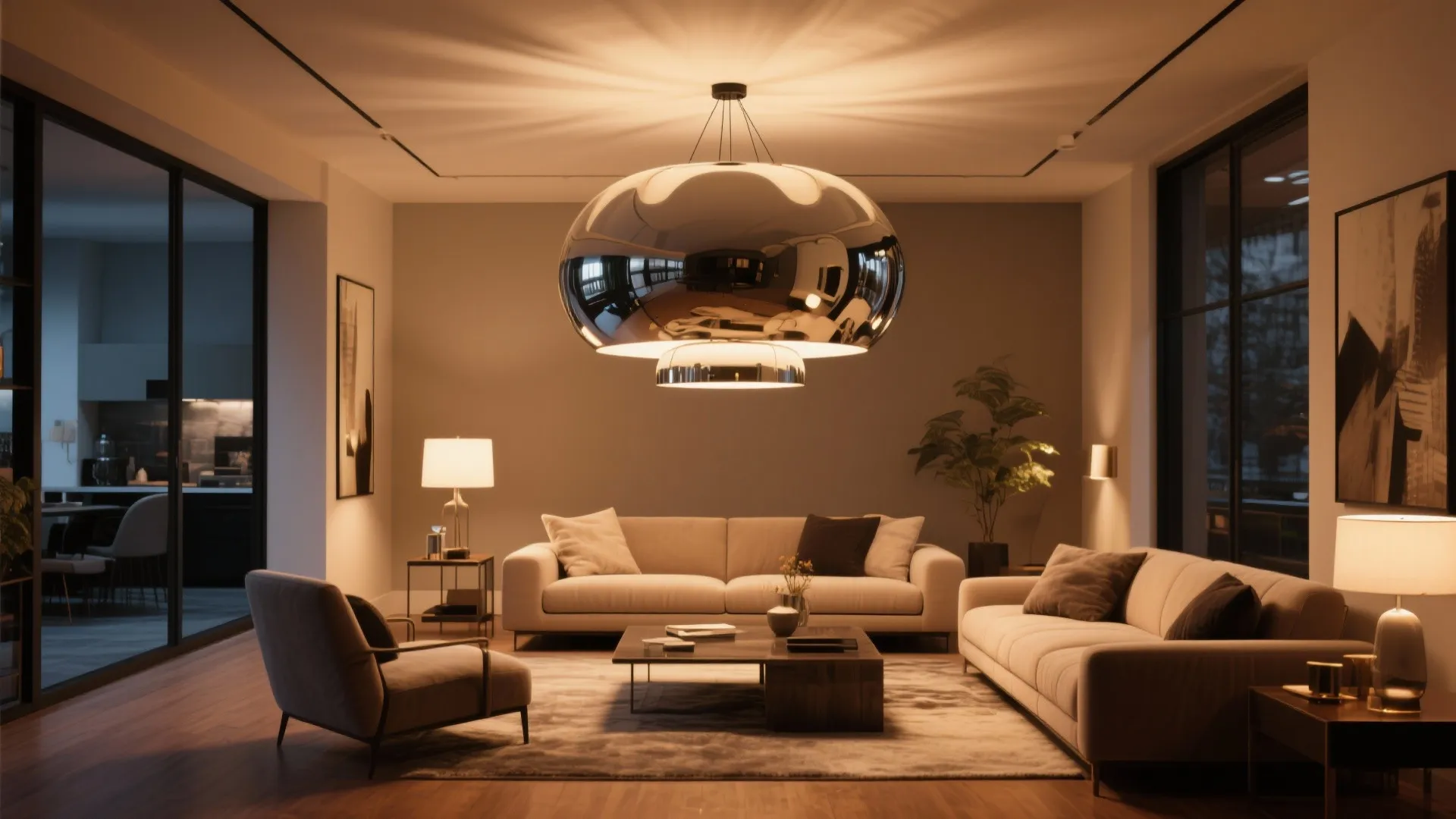 6. Statement Lighting Fixture
