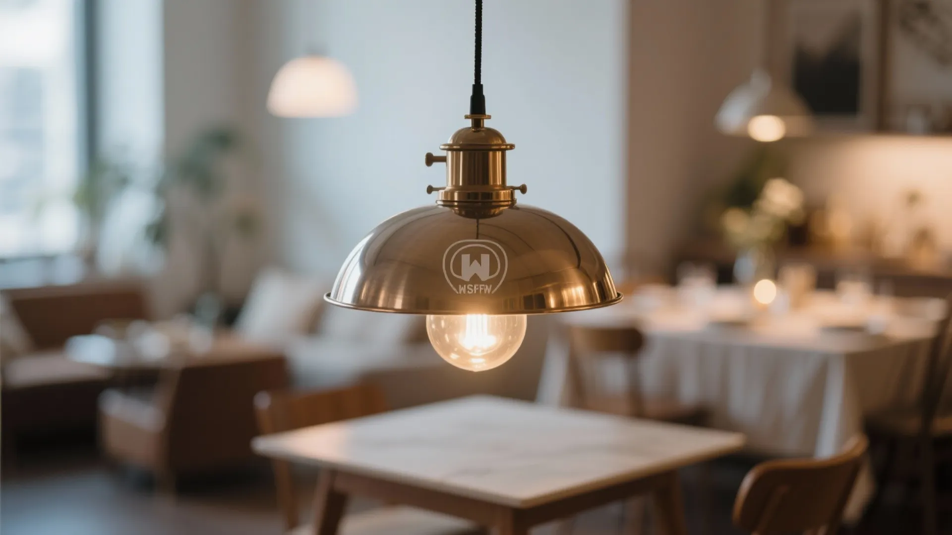 7. Statement Lighting Overhead