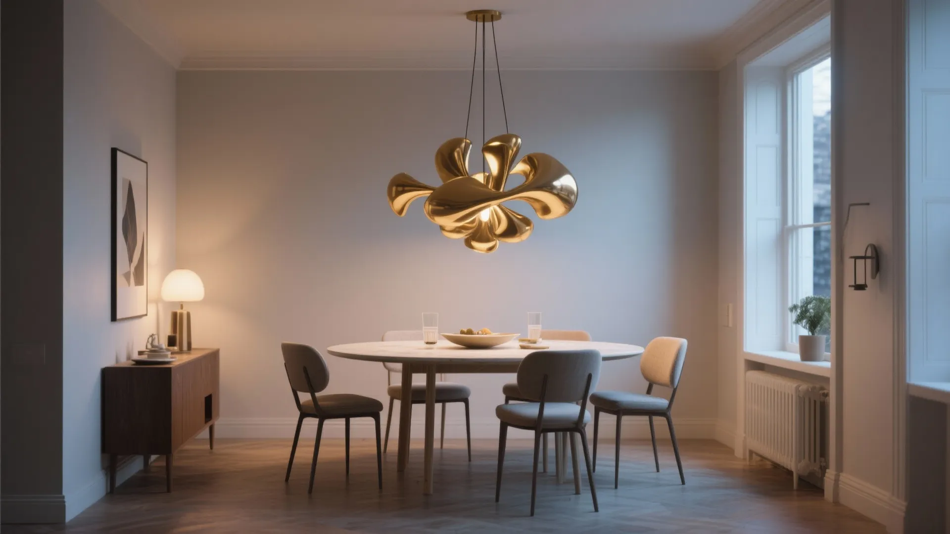 2. Statement Lighting Fixture