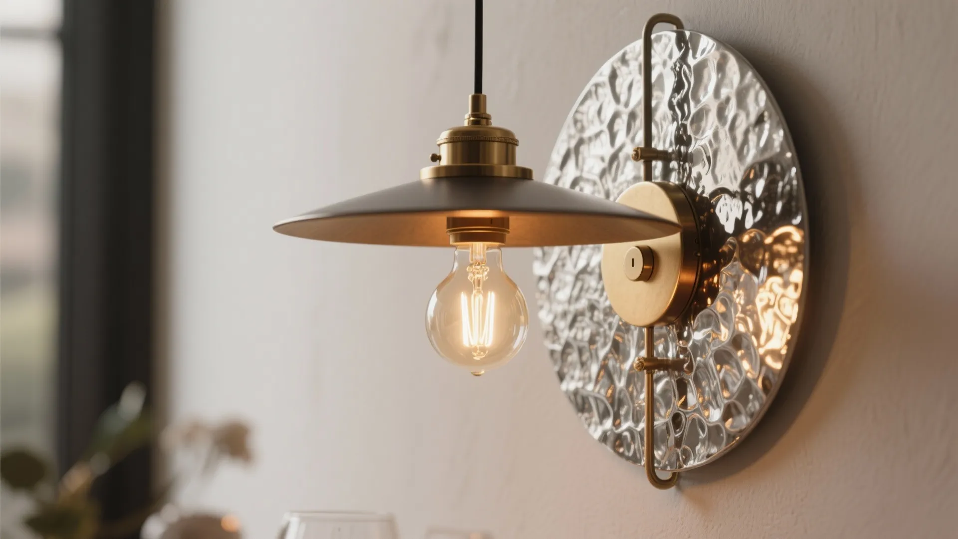 Statement Lighting and Reflective Fixtures
