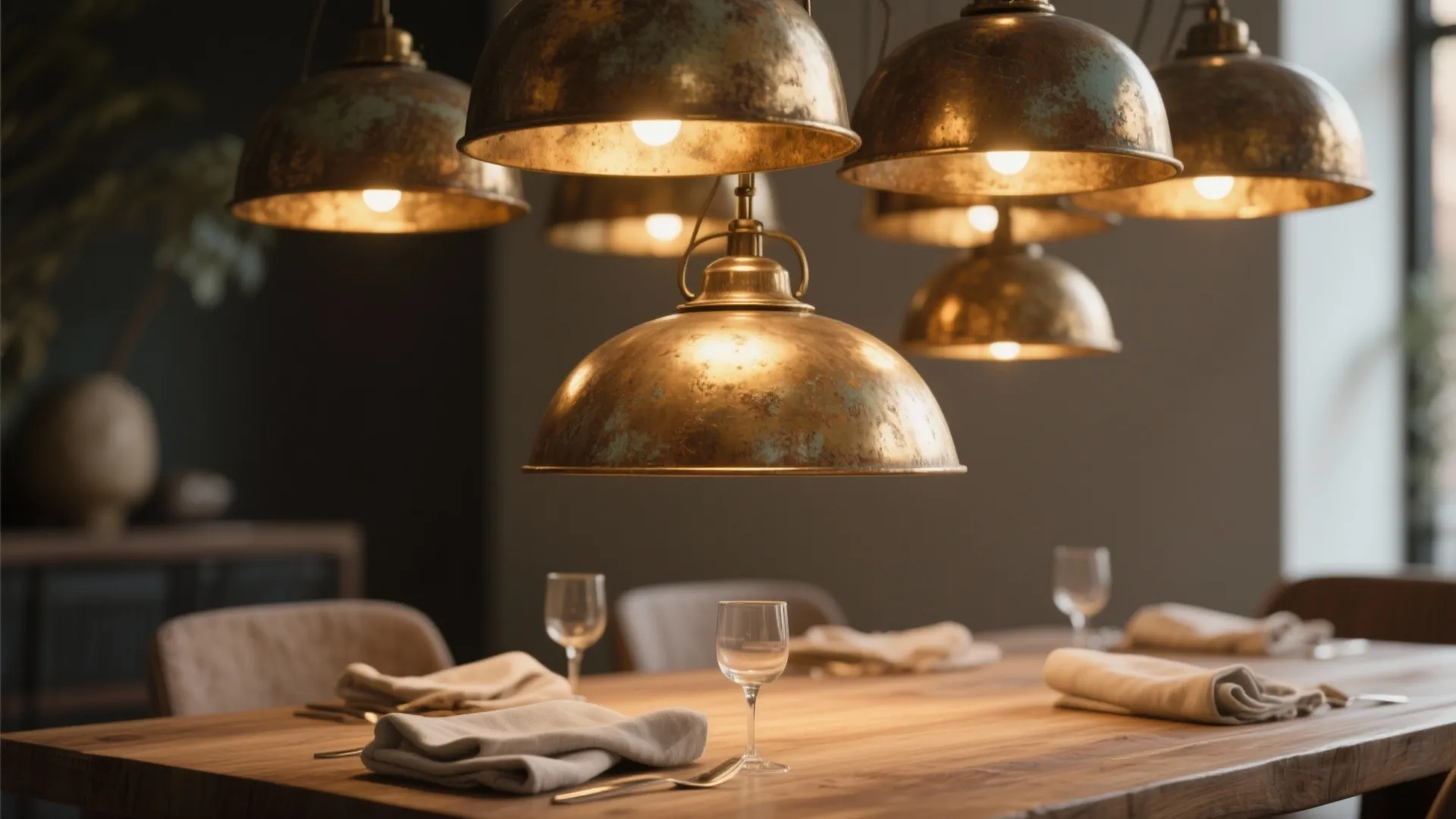 3. Statement lighting as an anchor