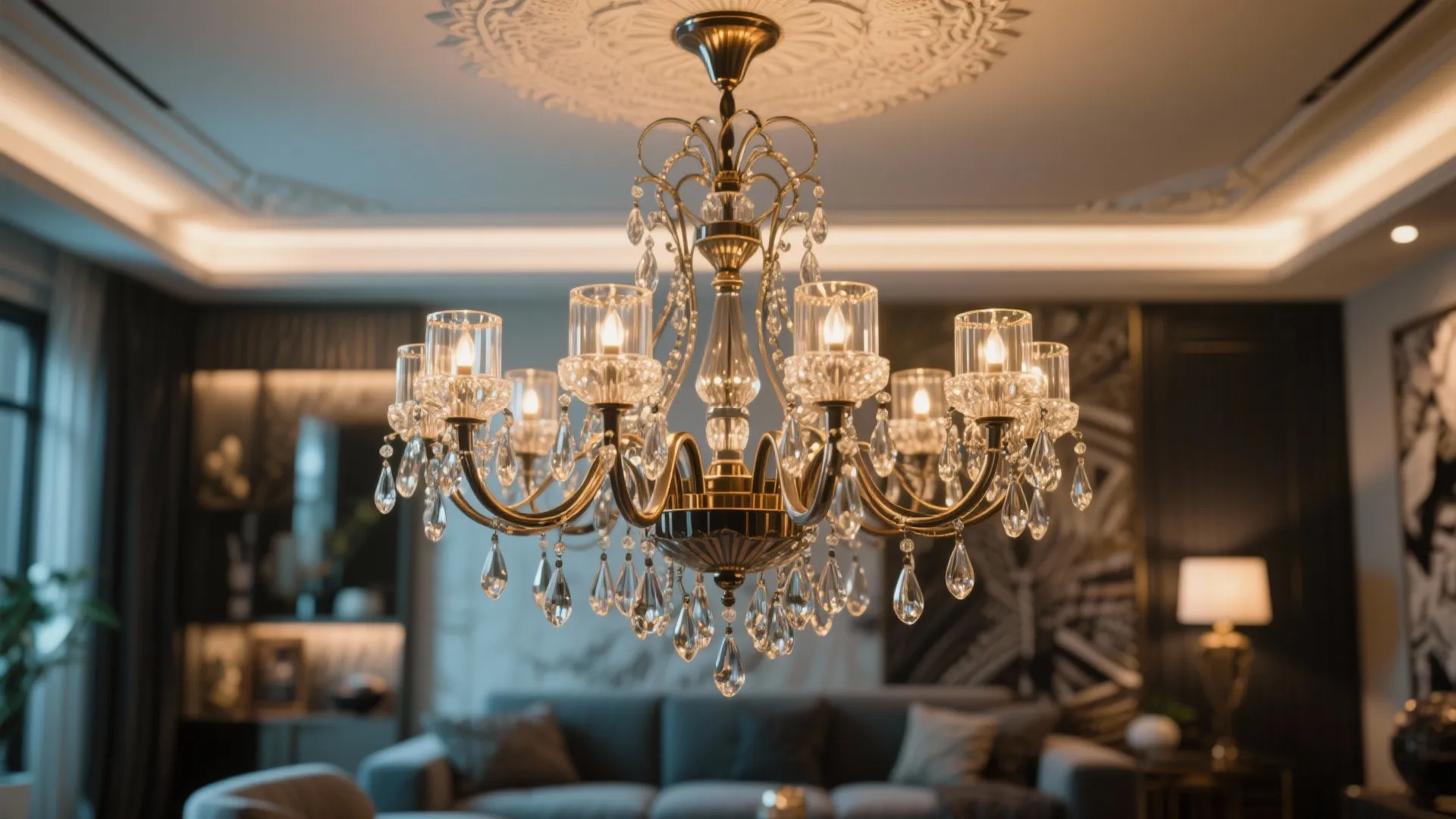 3. Statement Lighting Fixture