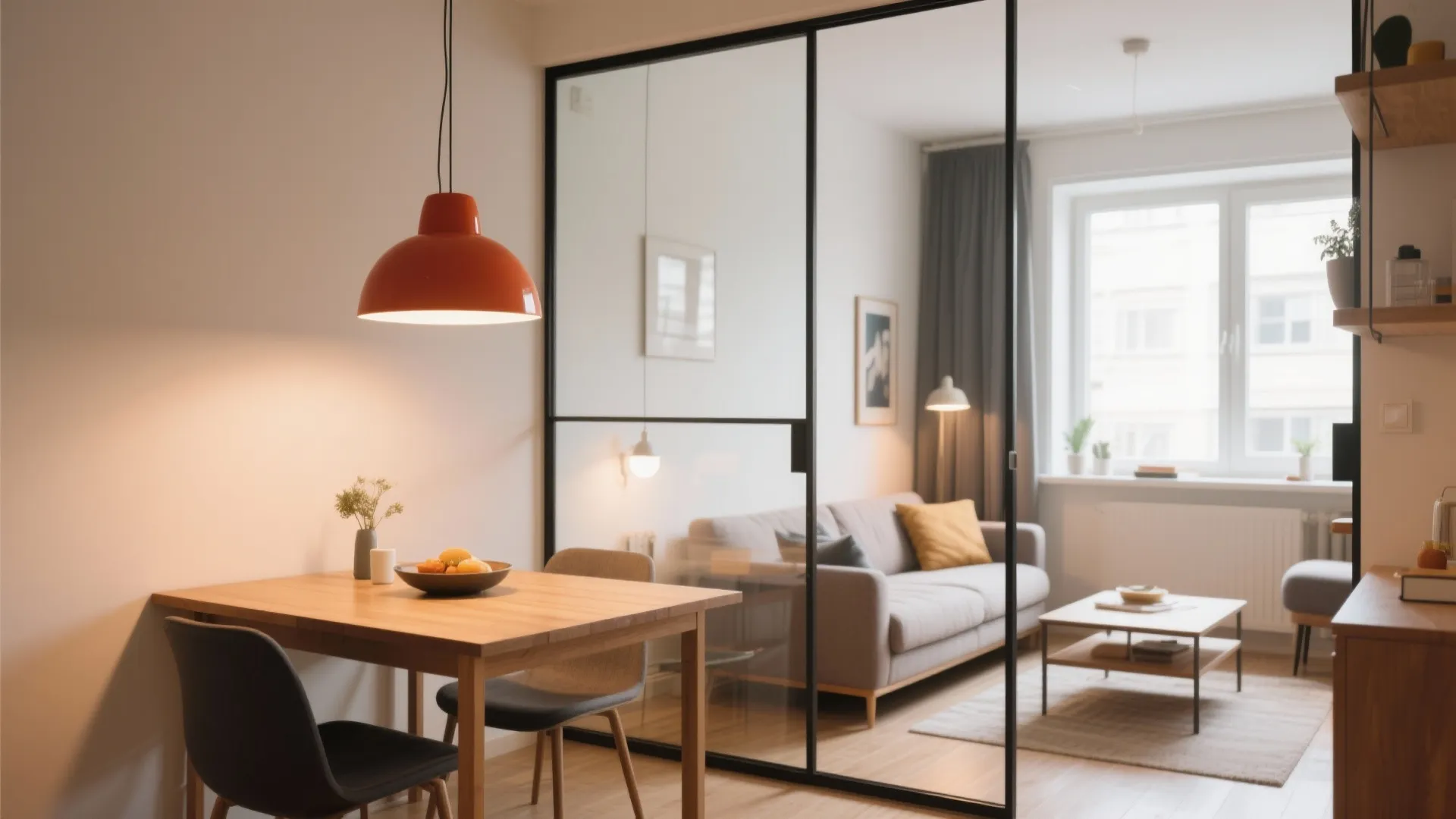 3. Statement Light as a Visual Divider