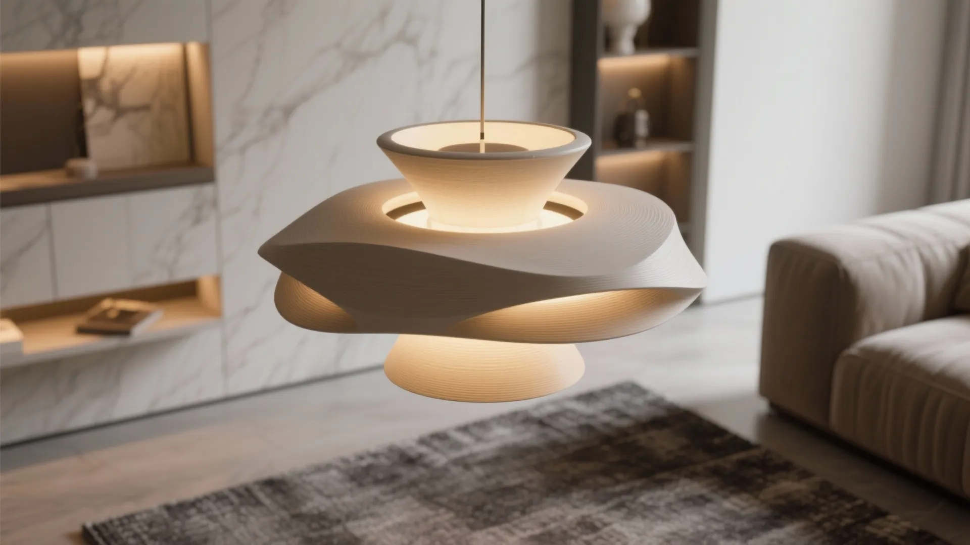 2. Statement Lighting Fixtures