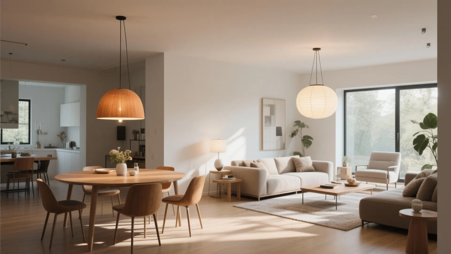 3. Statement Lighting Over Each Zone