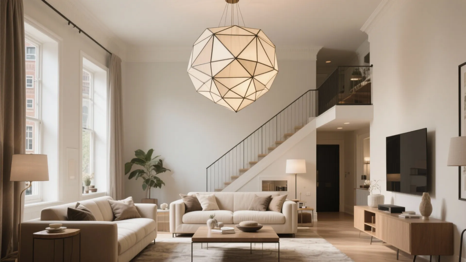 2. Statement Lighting as a Focal Point