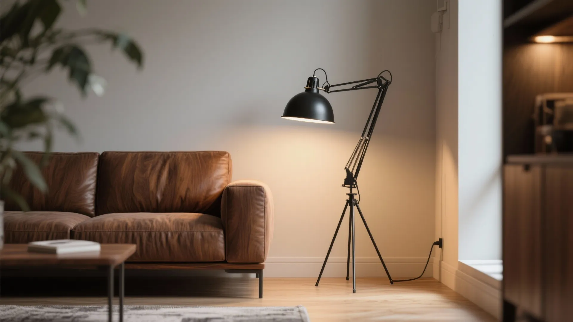 4. Statement Lighting for Contrast