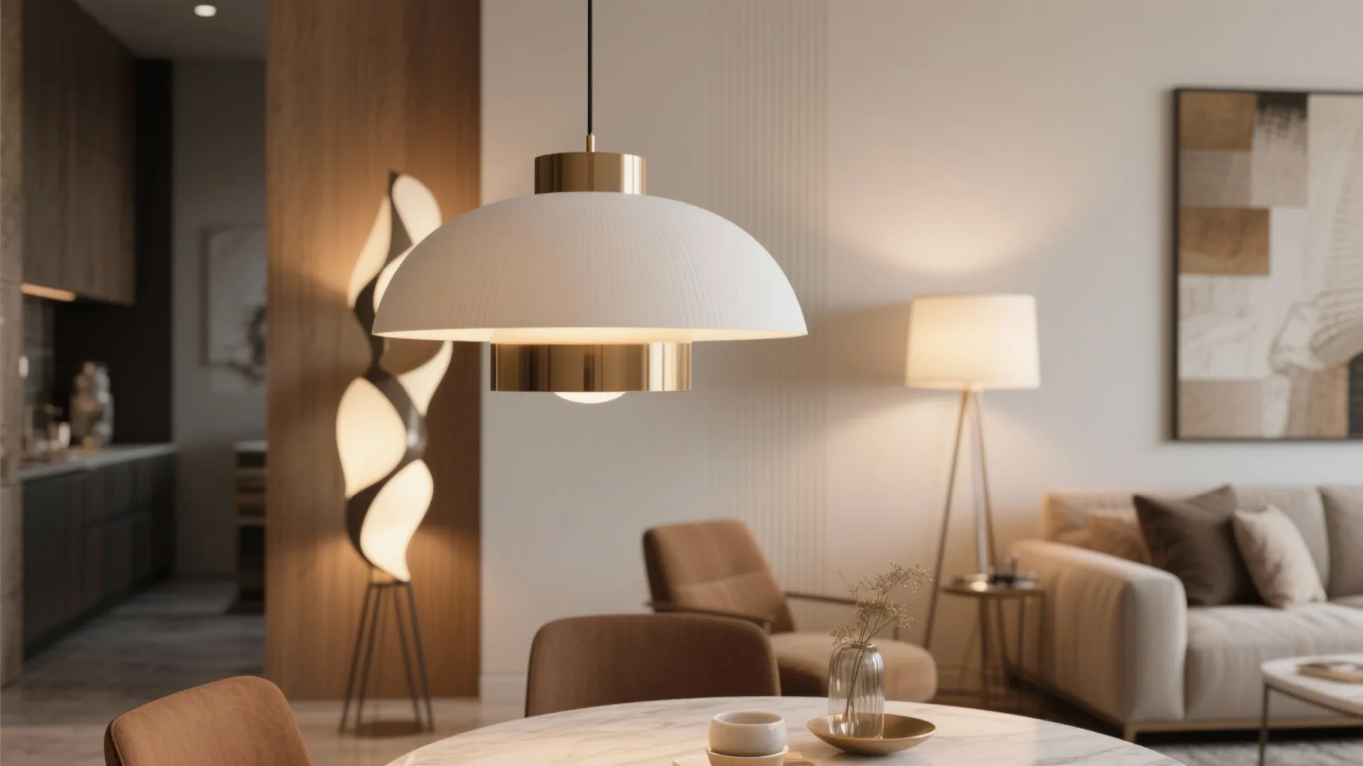 4. Statement Lighting for Each Zone