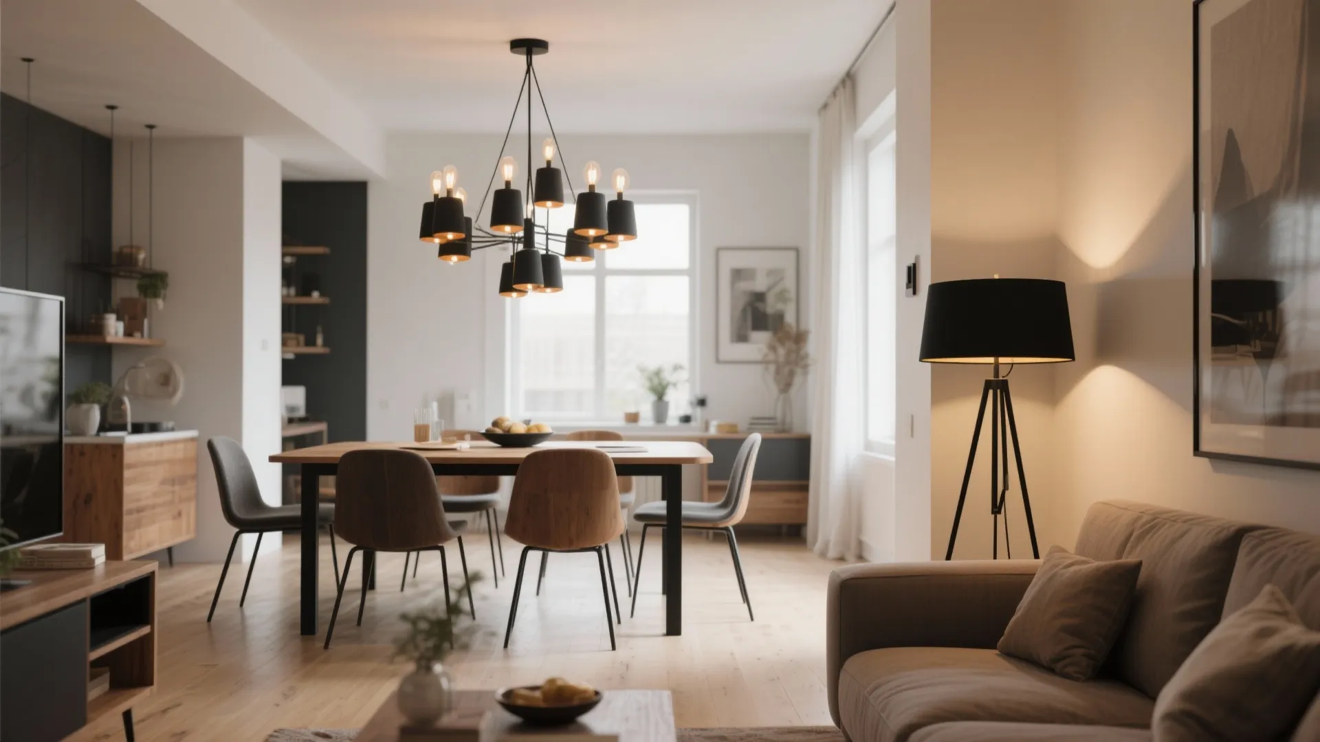 3. Statement Lighting to Anchor Each Space