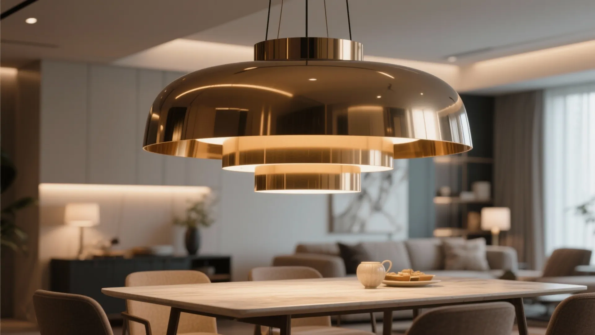 4. Statement lighting in each area