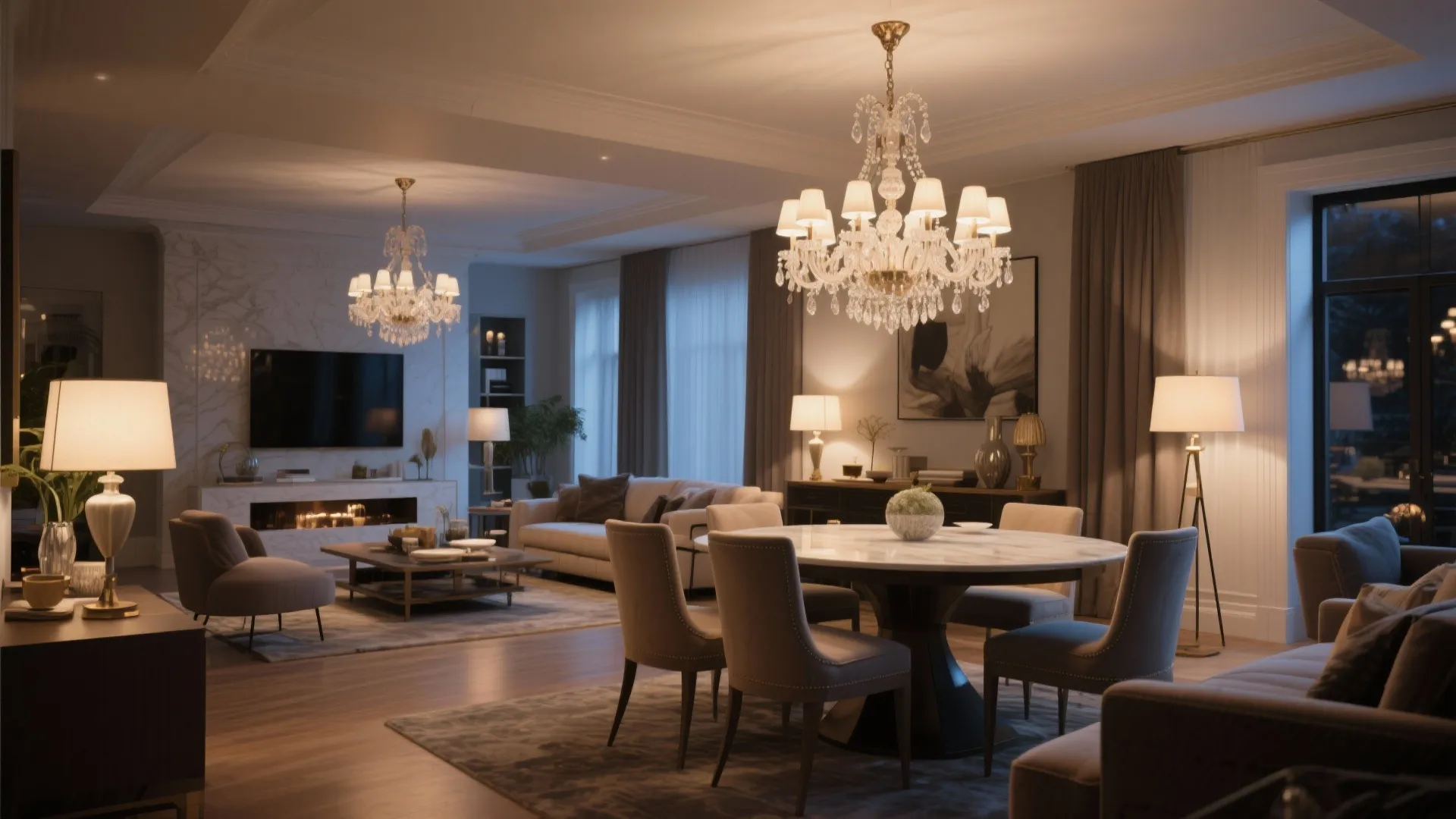 6. Statement Lighting for Each Area