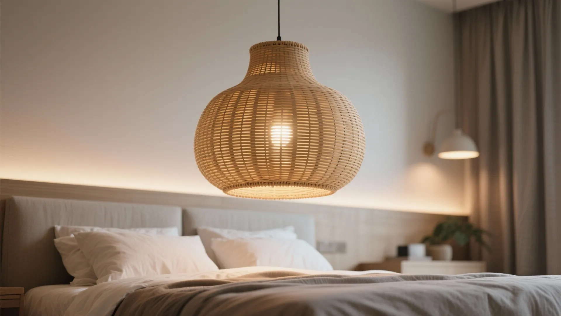 6. Statement Lighting Feature