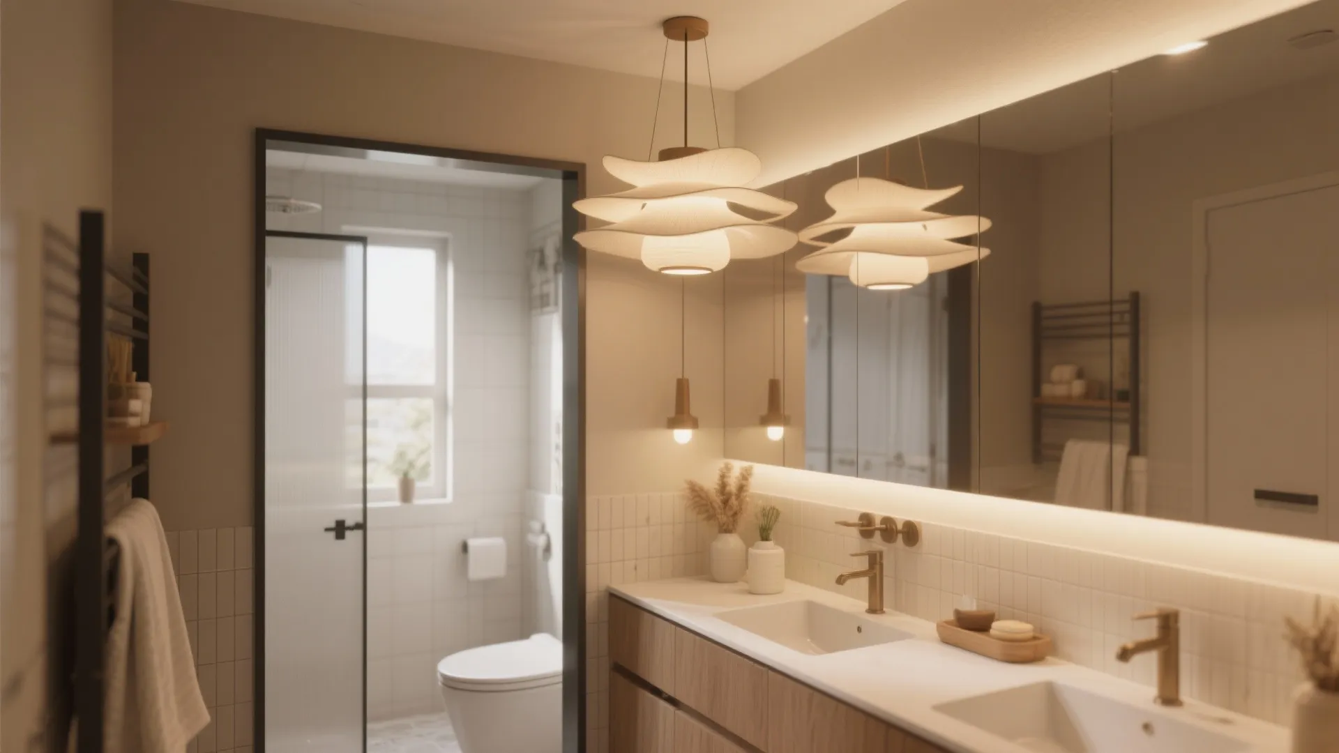 10. Statement Lighting for Depth