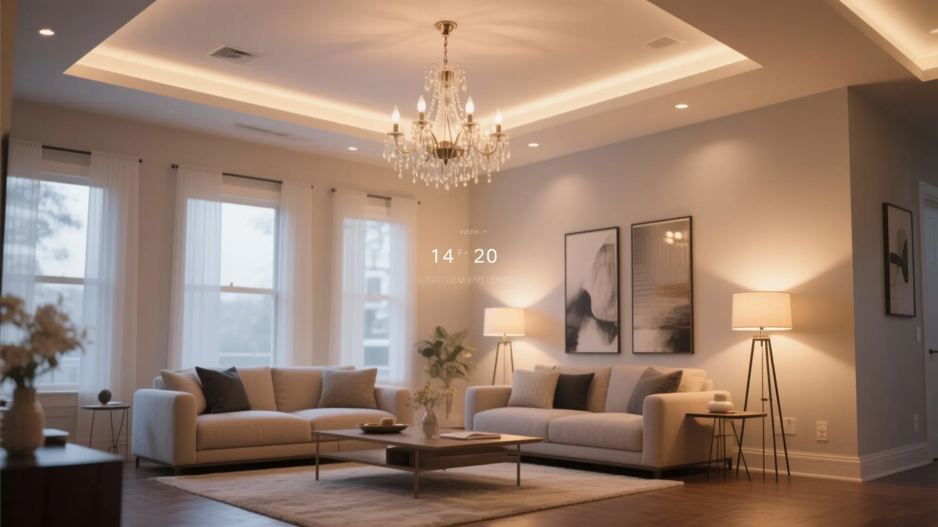 2. Statement Lighting Layering