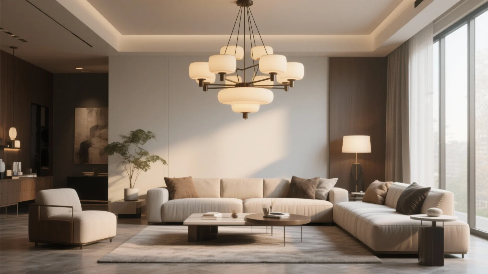 10. Statement lighting overhead